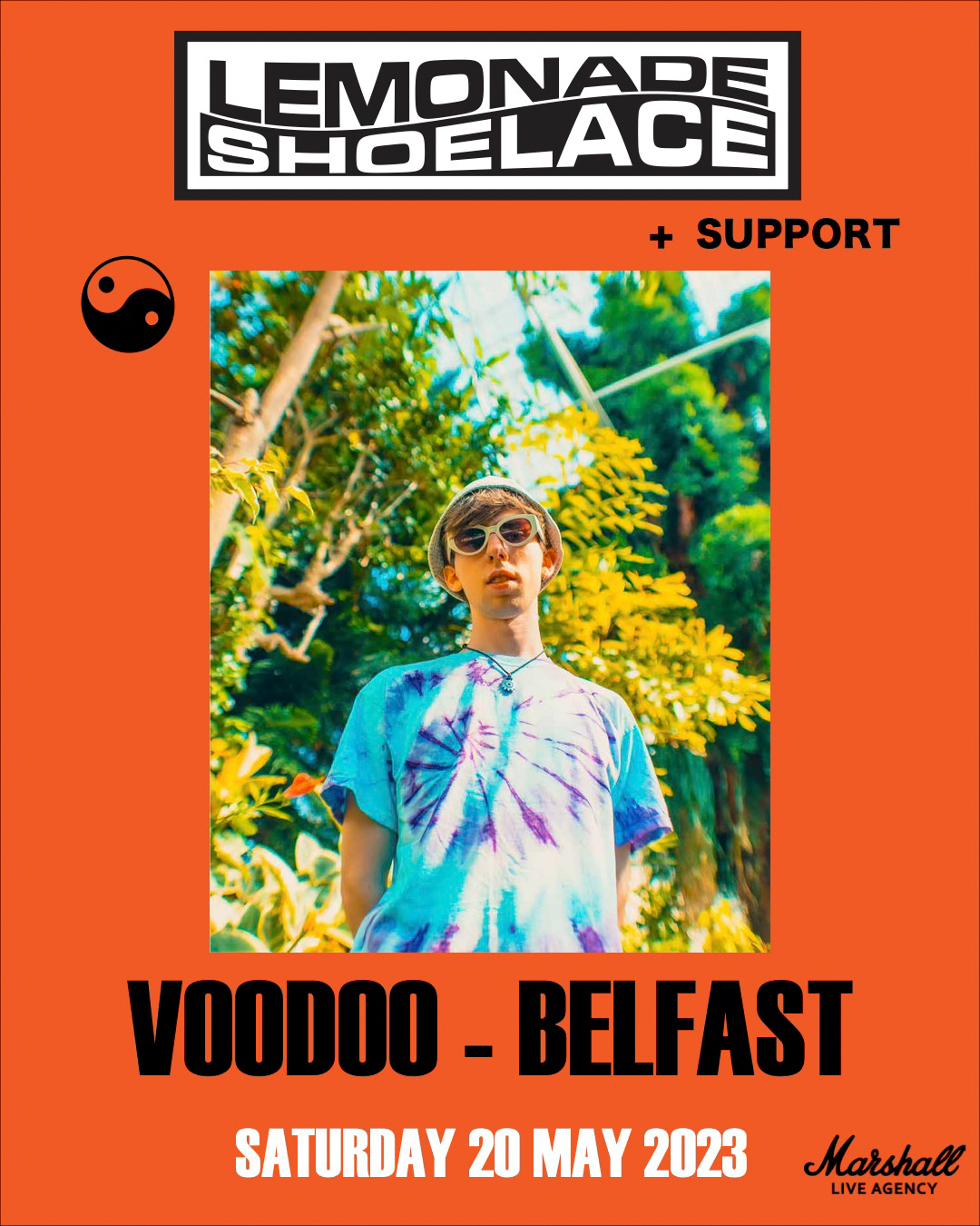 LEMONADE SHOELACE announces Voodoo, Belfast show on Saturday 20th May 83 Lemonade Shoelace