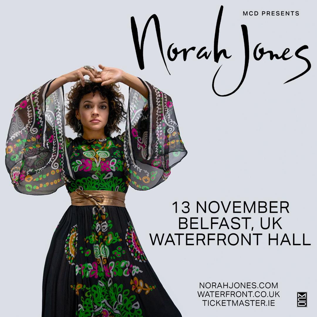 NORAH JONES announces Waterfront, Belfast show on 13th November 83 NORAH JONES